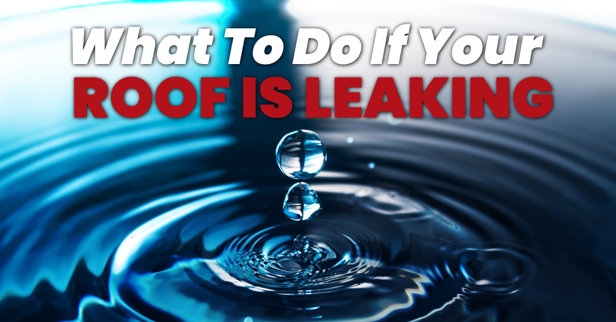 What To Do If Your Roof Is Leaking