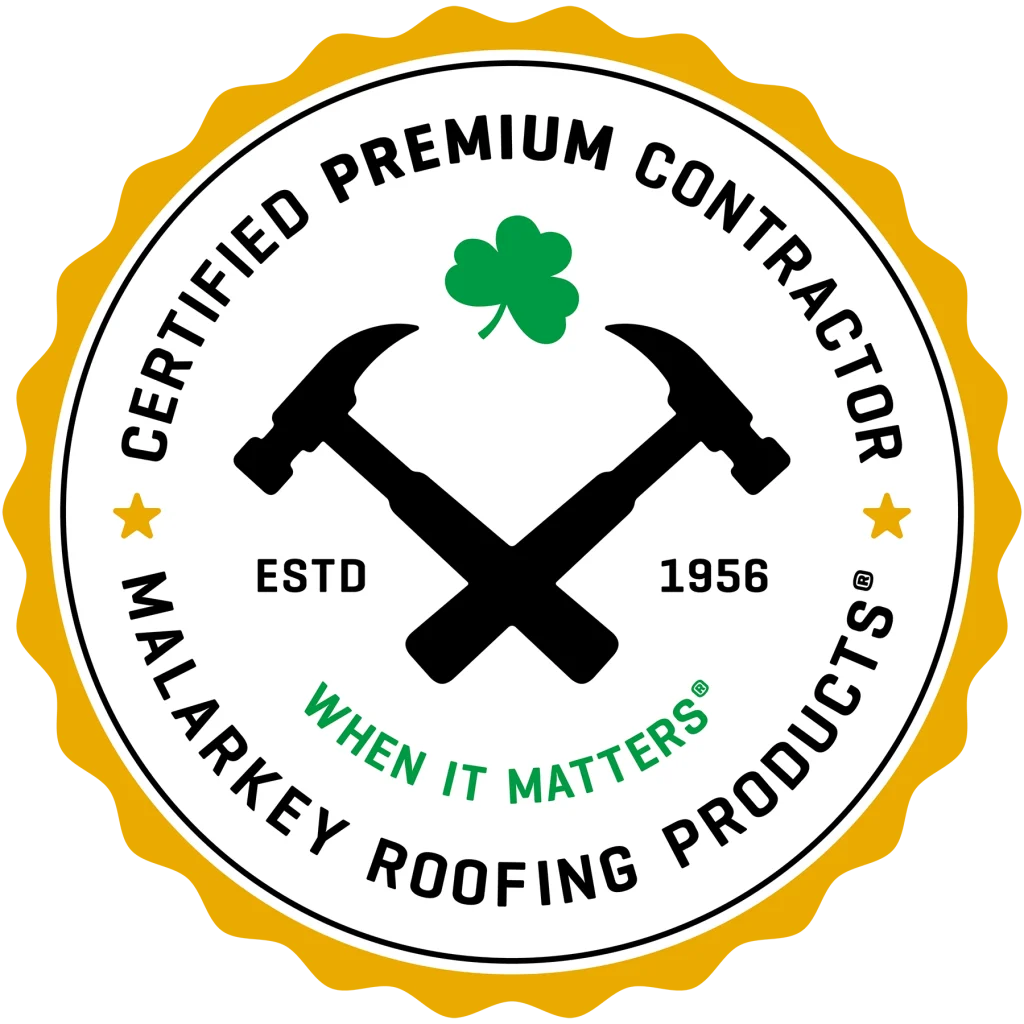 Malarkey Certified Premium Contractor badge